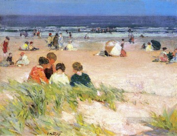 印象派の海岸沿い エドワード・ヘンリー・ポットハスト Oil Paintings